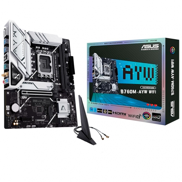 Anúncio: MB 1700 ASUS B760M-AYW D4 WIFI II HDMI/USB3.2