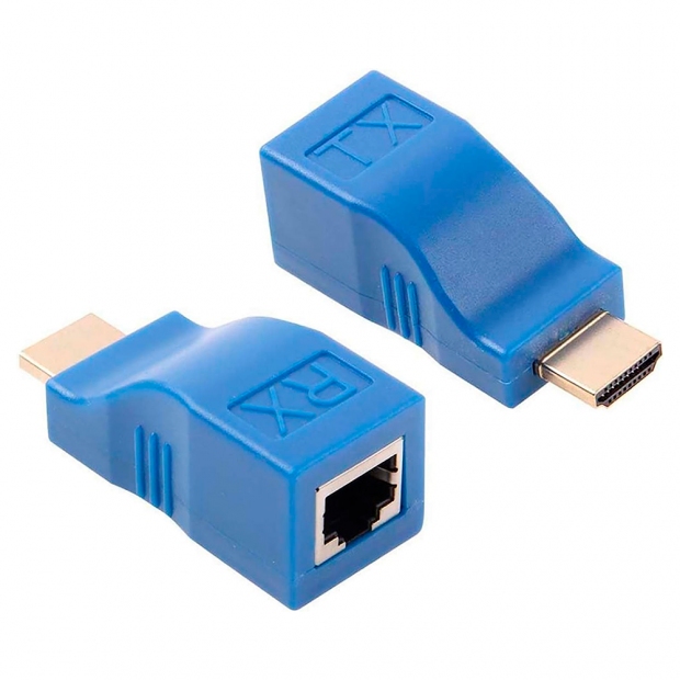 Anúncio: ADAPTADOR HDMI P/ RJ45P EXTENSOR 30M MTS 1080P