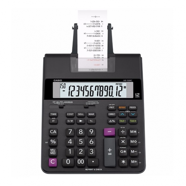 Anúncio: CALCULADORA CASIO HR-150RC-DC C/BOBINA BLACK *G