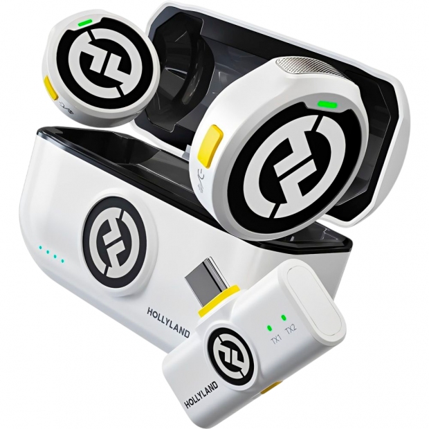 Anúncio: Microfone Sem Fio Hollyland LARK M2 USB-C 1RX + 2TX Ivory White