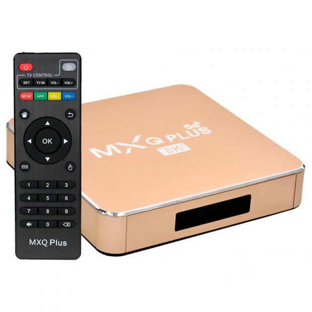 Anúncio: RECEPTOR TV BOX MXQ PLUS 8K 5G 64GB/256 ADR11 GOLD
