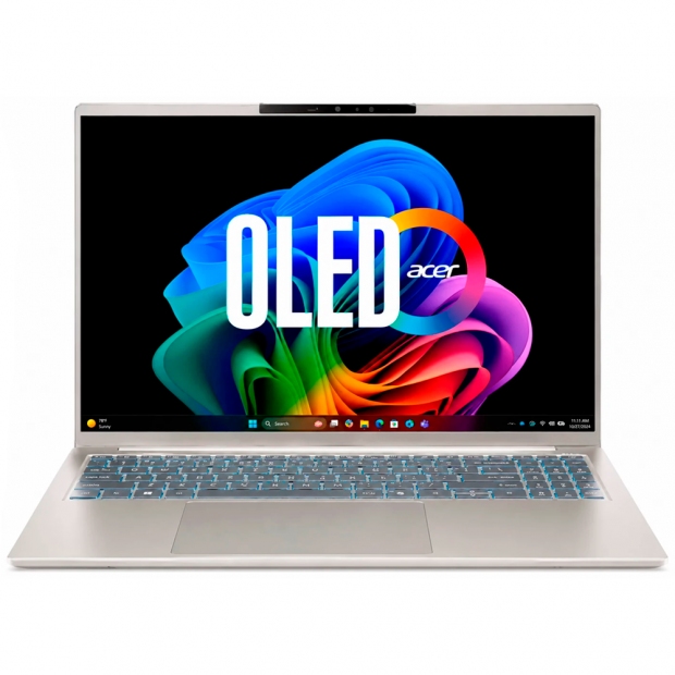 Anúncio: Notebook Acer Swift Go 16 SFG16-I71T-51LC, Intel Core Ultra 5 322 2.50HZ (4.40GHZ), 16GB RAM, 512GB SSD, Tela 16" Touch WUXGA (1920 x 1200), Windows 11 Home, Inglês, Prata
