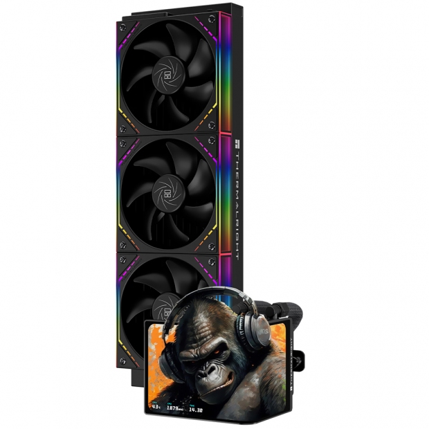 Anúncio: COOLER WATER THERMALRIGHT LEVITA VISION 360 ARGB TELA 6,67"  BLACK