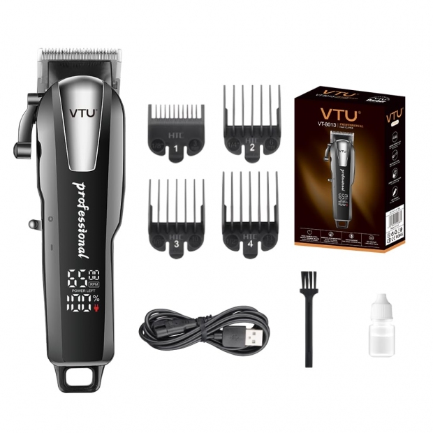 Anúncio: CORTADOR DE CABELO VTU-8013 RECARR. BLACK/PRATA *G