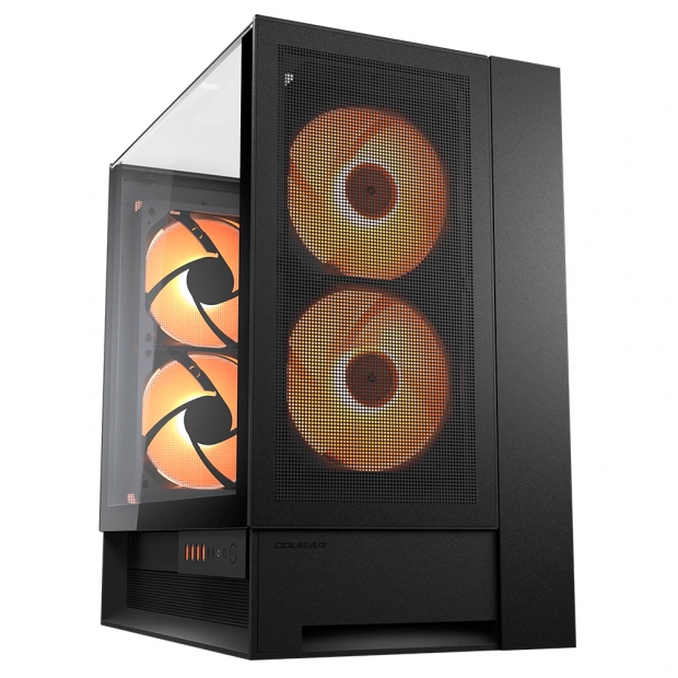 Anúncio: GABINETE COUGAR OMNYX ARGB MID-TOWER 4 FAN BLACK