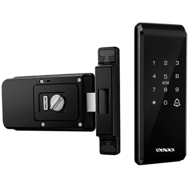 Anúncio: FECHADURA DIGITAL SATE SMART DOOR LOCK SL-60 BLACK
