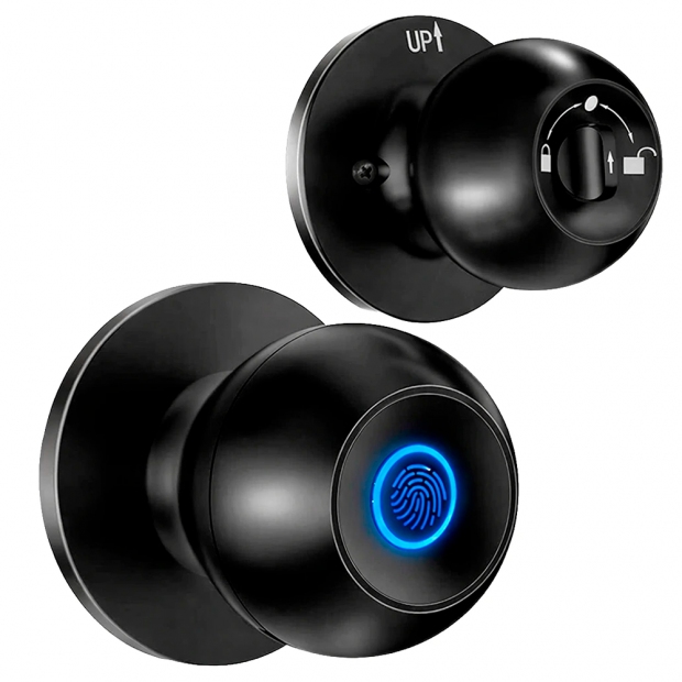 Anúncio: FECHADURA DIGITAL SATE SMART DOOR LOCK SL-68 BLACK