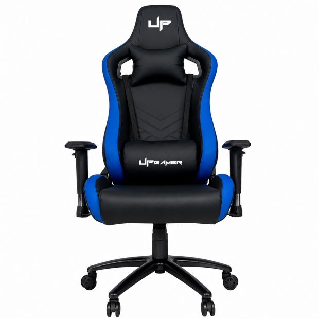 Anúncio: Cadeira Gamer UP Gamer RT0951BKBL, PVC Algodão Base em Metal Reclinável Até 120kg, Preto e Azul