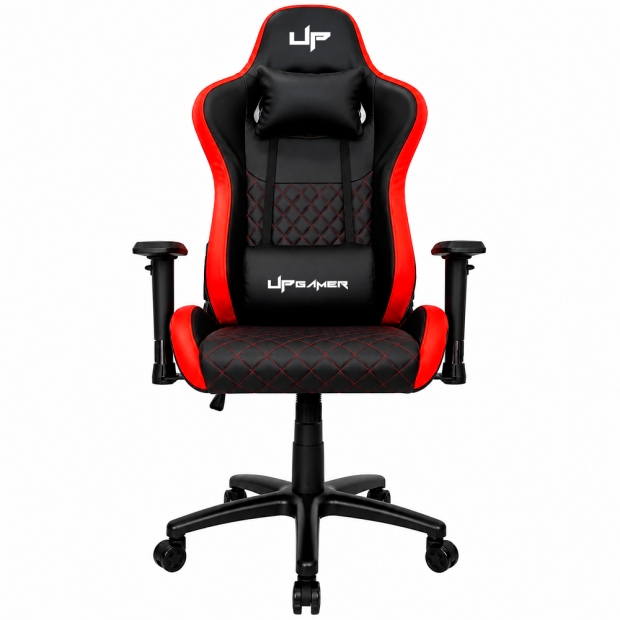 Anúncio: Cadeira Gamer UP Gamer D2534BKRD, PVC Algodão Base em Metal Reclinável Até 120kg, Preto e Vermelho