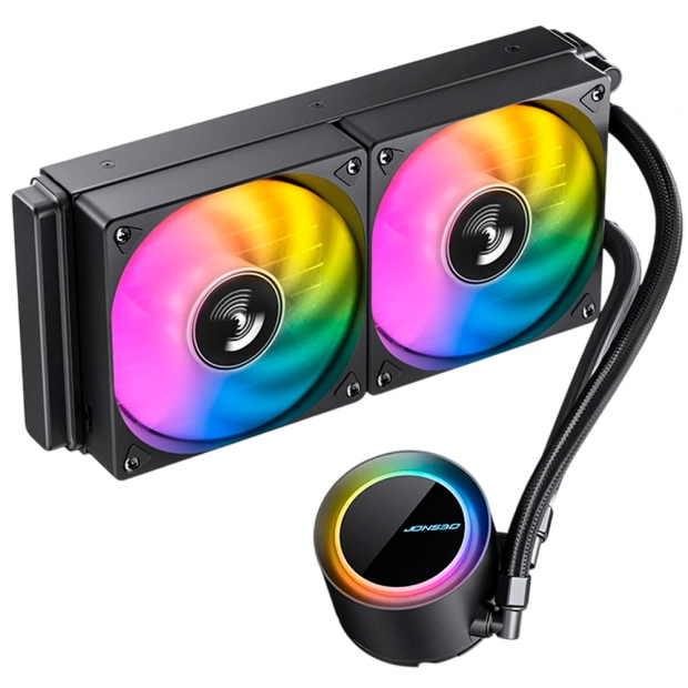 Anúncio: COOLER WATER JONSBO TG-240 ARGB 240MM 2FAN BLACK*G 240MMM TOWER 2FAN