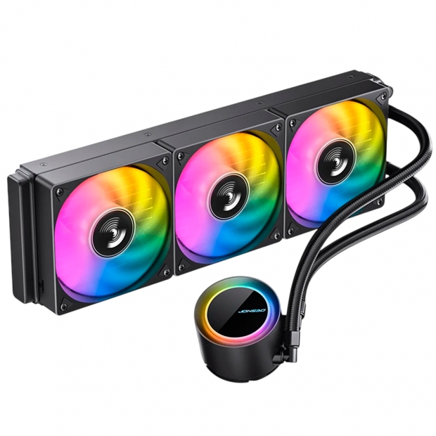 Anúncio: COOLER WATER JONSBO TG-360 ARGB 360MM BLACK 3FAN*G 360MM WATER