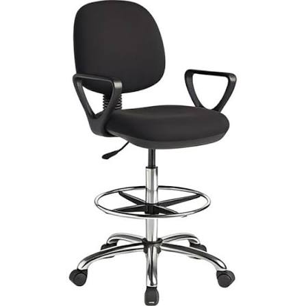Anúncio: CADEIRA PRA CAIXA LEVEL LVS-214 GIRATORIA COM APOIO - BLACK
