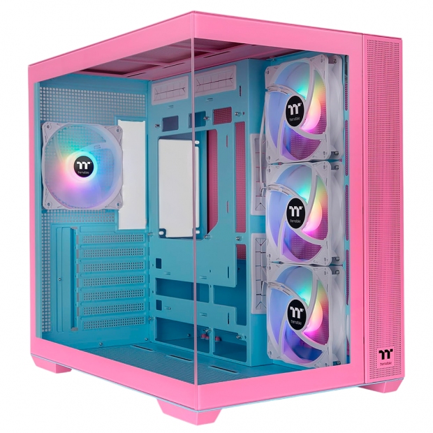Anúncio: GABINETE THERMALTAKE VIEW 380 TG ARGB BUBBLE PINK CA-1Z2-00MAWN-0