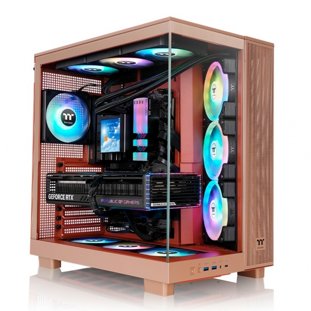 Anúncio: GABINETE THERMALTAKE VIEW 380 XL TG ARGB ROSE GOLD CA-11E-00MGWN-0