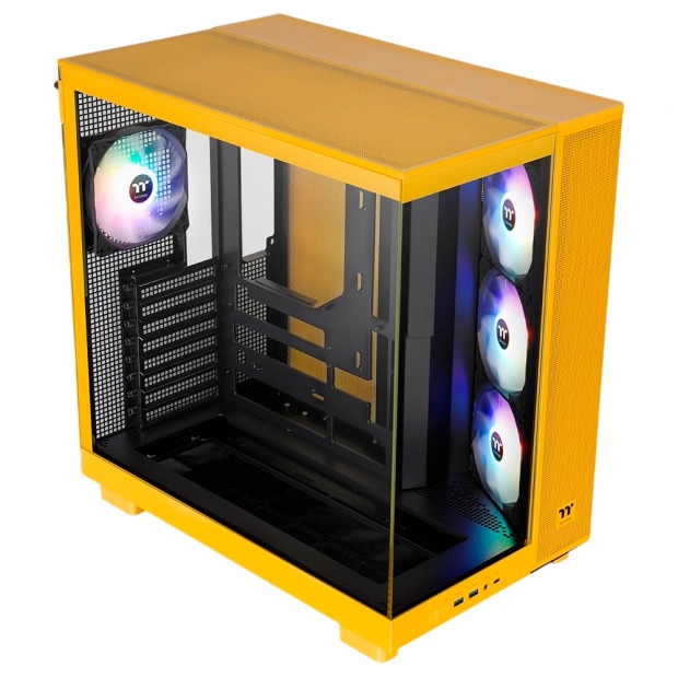 Anúncio: GABINETE THERMALTAKE VIEW 380 XL TG ARGB YELLOW CA-11E-00M4WN-0