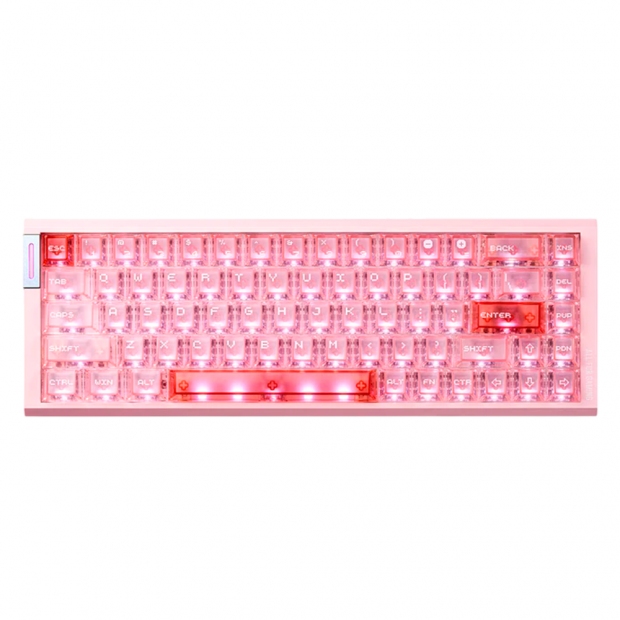 Anúncio: TECLADO ATK RS6 AIR MEC. C/ CABO USB-C 68% 8K PINK