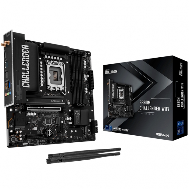 Anúncio: MB 1851 ASROCK B860M CHALLENGER WIFI DDR5/HDMI/M.2