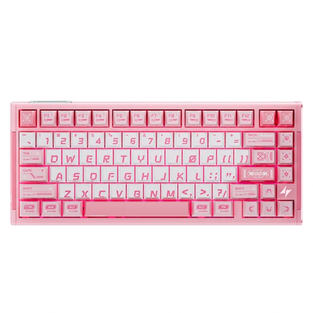 Anúncio: TECLADO ATK RS7 MEC V2 ULTRA RGB/75%/8K/RT/M.CRYST SW/ STELLAR PIK STELLAR PINK