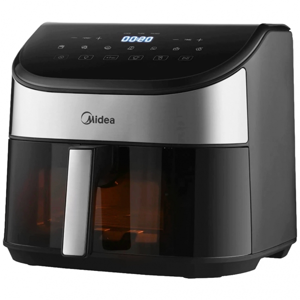Anúncio: FRITADEIRA ELET. AIR FRYER MIDEA MF-CY55WK2 5.5L 220V BLACK/INOX