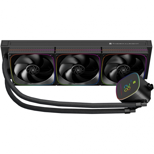 Anúncio: COOLER WATER THERMALRIGHT FROZEN HORIZON 360 DIGI ARGB BLK TL-Q12