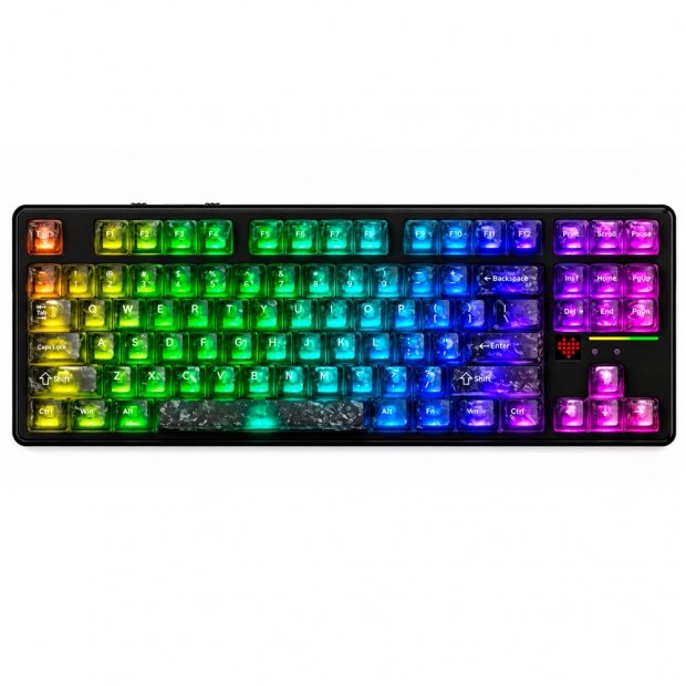Anúncio: TEC ATTACK X87 ULTRA MEC. RGB WIRED+2.4G+BT INK SH INK SHADOW MEGALODON SWICT