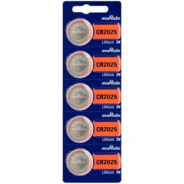 Anúncio: PILHA CR2025 MURATA 3V LITIUM - PACK-5