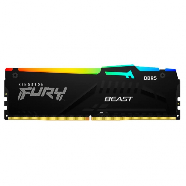 Anúncio: MEM DDR5 16GB 5600 KINGSTON FURY BEAST RGB INTEL KF556C40BBA/16