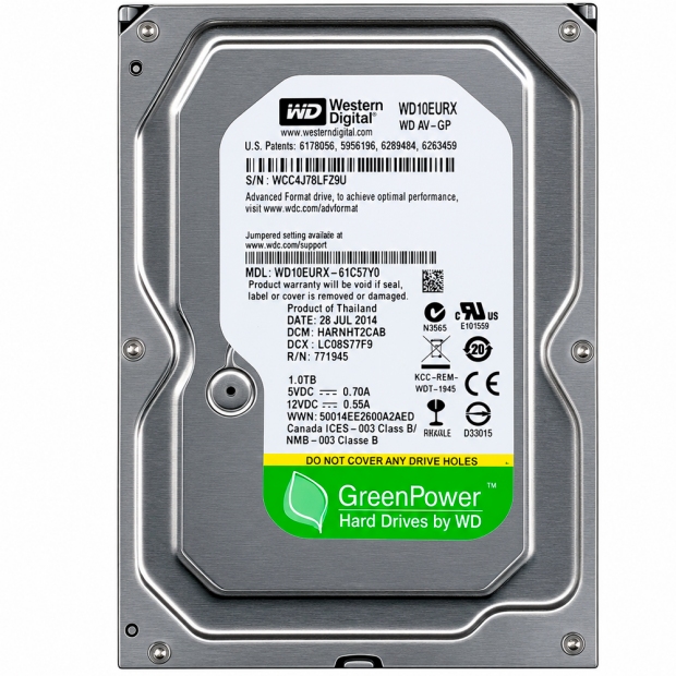 Anúncio: HD  1TB WD WD10EURX 7200RPM PULL S/G 3.5" SEM GARANTIA
