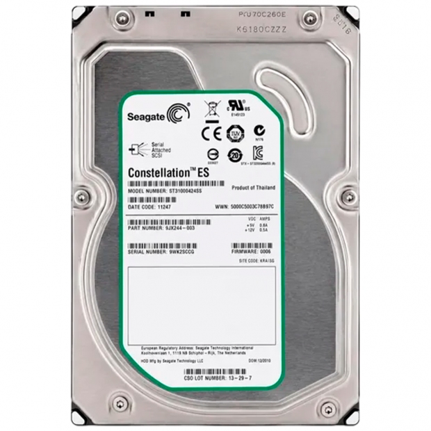 Anúncio: HD  1TB SEAGATE ST31000424SS 7200RPM PULL S/G 3.5" SEM GARANTIA