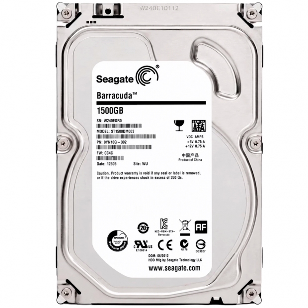 Anúncio: HD  1.5TB SEAGATE ST1500DM003 7200RPM PULL S/G 3.5" S/GARANTIA
