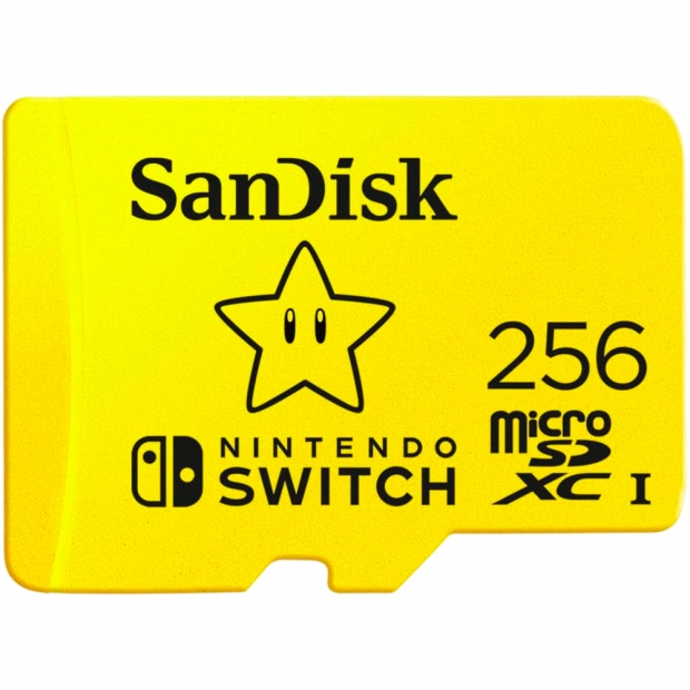 Anúncio: CARTAO MICRO SD 256GB SANDISK NINTENDO 100/90MBS SDSQXAO-256G-GN CZN SUPER MARIO