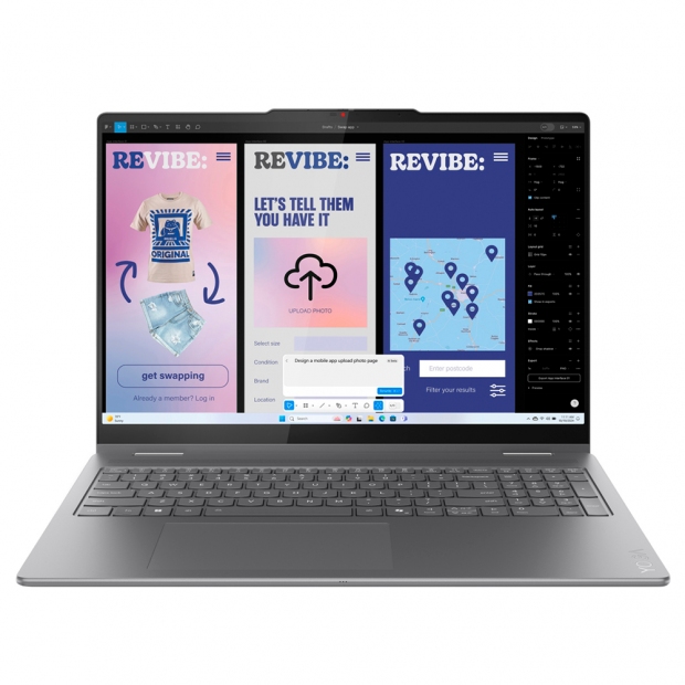 Anúncio: Notebook Lenovo Yoga 7 2-in-1 16ILL10 (83JT0047US), Intel Core Ultra 7 256V 2.20HZ (4.80GHZ), 16GB RAM, 512GB SSD, Tela 16" Touch 360° WUXGA (1920x1200), Windows 11 Home, Inglês, Luna Cinza
