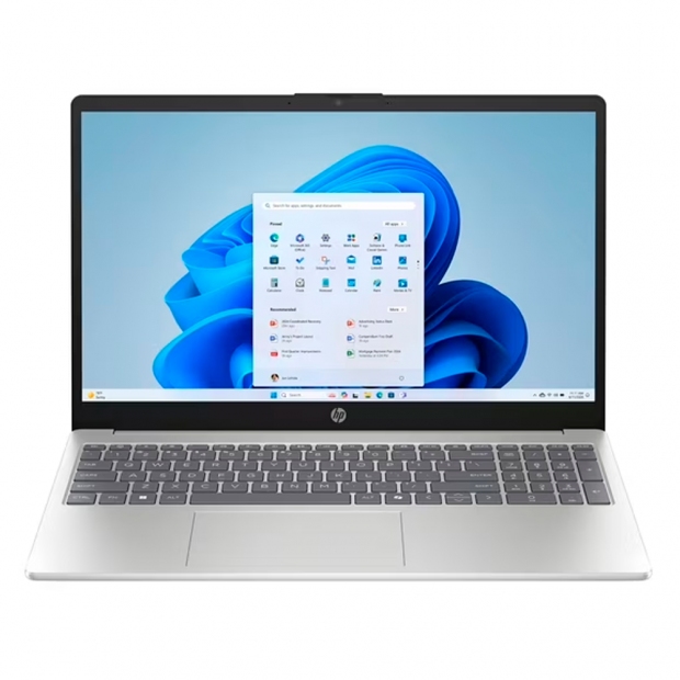 Anúncio: Notebook HP 15-FD0094WM, Intel N250 (3.80GHZ), 4GB RAM, 128GB UFS, Tela 15.6" HD (1366 x 768), Windows 11 Home, Inglês, Prata