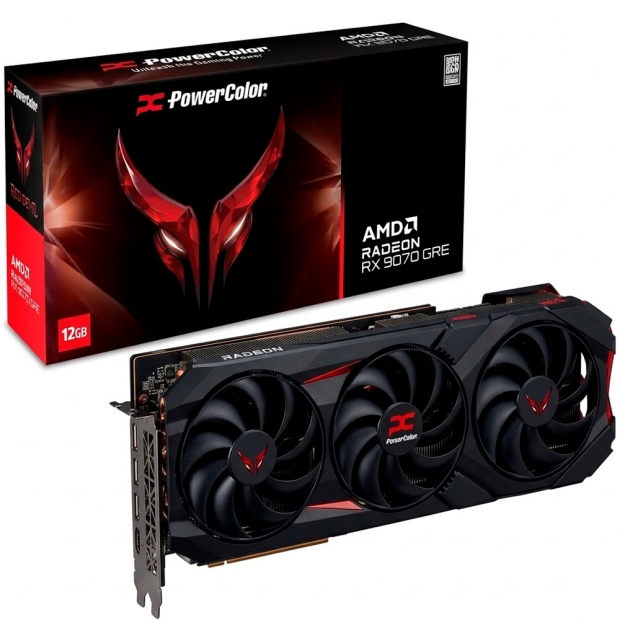 Anúncio: Placa de Vídeo PowerColor Red Devil AMD Radeon RX 9070 GRE 12GB GDDR6 192-bit PCIe 5.0 OC HDMI 2.1b 3x DisplayPort 2.1a RX9070GRE 12G-E/OC Preto