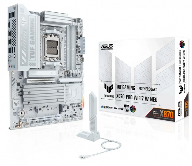 Anúncio: MB AM5 ASUS TUF GAMING X870-PRO WIFI7 W NEO DDR5 HDMI/M.2/WHITE