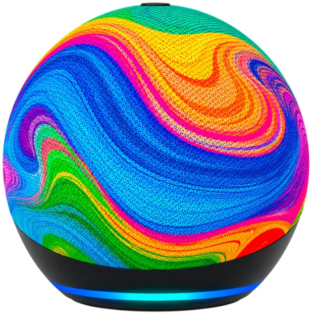 Anúncio: Speaker Amazon Echo Dot Kids Alexa Smart 5th Gen Wi-Fi Bluetooth Rainbow Swirl