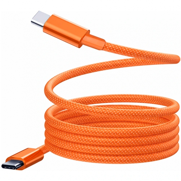 Anúncio: CABO SMARTFY FCC07O USB-C/USB-C CABO MAGNETIC 60W ORANGE 1MT