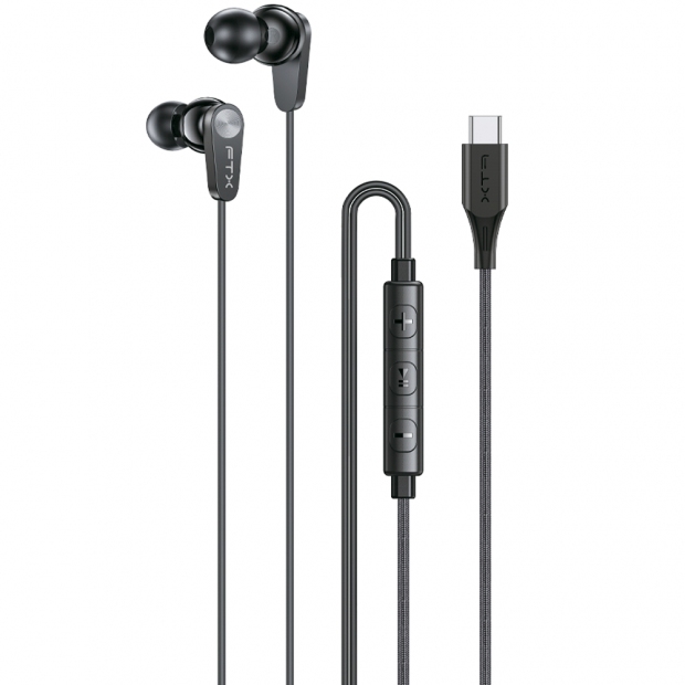 Anúncio: FONE EAR FTX E21C-BK USB-C/MIC 1.20M PRETO