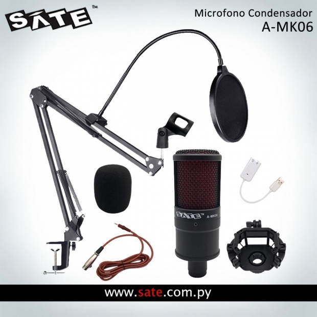Anúncio: MICROFONE SATE A-MK06 LIVE BROADCAST