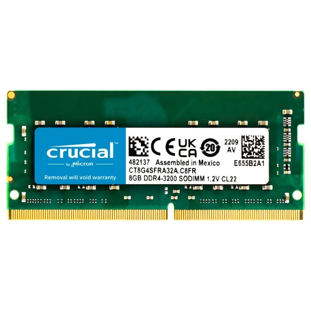 Anúncio: Memória para Notebook Crucial, 8GB, 3200MHz, DDR4, CT8G4SFRA32A
