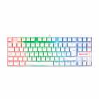 TECLADO REDRAGON K552W-RGB KUMARA MECA WHT US BLUE