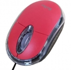 MOUSE KOLKE KEM-340 PRETO/VERMELHO BLISTER