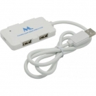 HUB USB MTEK HB-8102W 4 PORTAS 2.0 WHITE