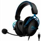 Fone Gamer HyperX Cloud Alpha S, Xbox One, PS4, PC, USB, Drivers 50mm Dupla Cmara, Som 7.1, HX-HSCAS-BL/WW, Preto e Azul