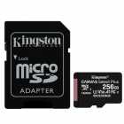 CARTAO MICROSD 256GB KINGSTON C10 SDCS2/256GB