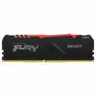 MEM DDR4 8GB 3600 KINGSTON HYPERX BEAST RGB BLACK KF436C17BBA/8