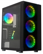 GABINETE SATE K882 GAMER 4FAN PRETO RGB EATX