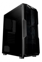 GABINETE AIGO DARKFLASH AQUARIUS PRETO ATX