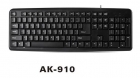 TECLADO SATE AK-910 ESPANHOL PRETO