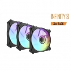 COOLER FAN AIGO DARKFLASH INFINITY 8 KIT 3IN1 BLAC